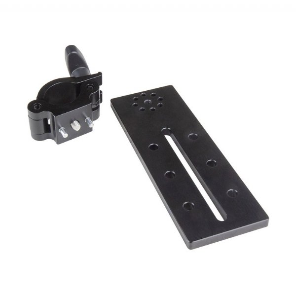 KUPO 2" Coupler W/ Camera Mounting Adjustable Plate (Black)
