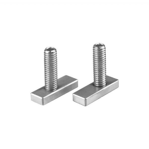 KUPO Stainless Steel Mini-Flat Body Starter With 3/8"-16 Male Thread (Set of 2)