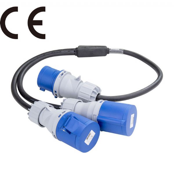 YS-4.0-CEE  Y-SPLITTER W/4.0MM/3C CABLE IN PARALLEL WIRED (CEE FORM)