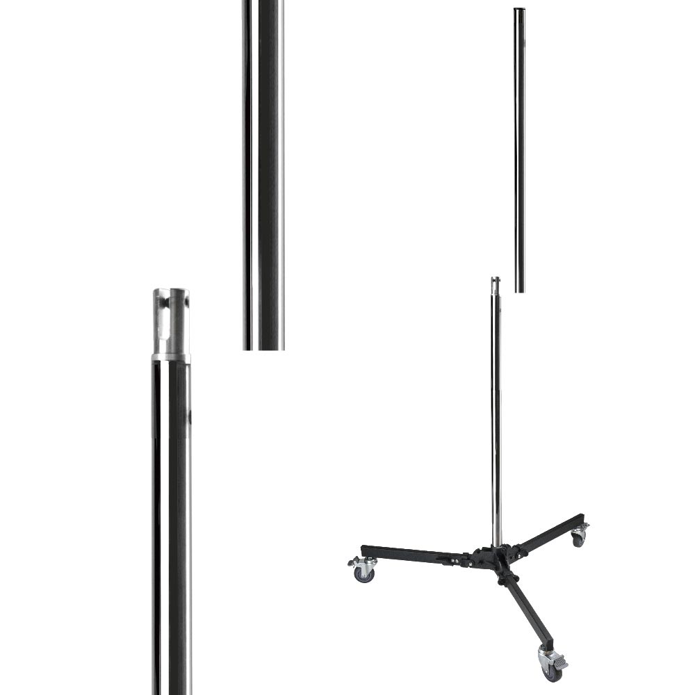 8ft (240cm) Steel Column assembled with Two 4ft (120cm) Columns via an allen wrench Screw