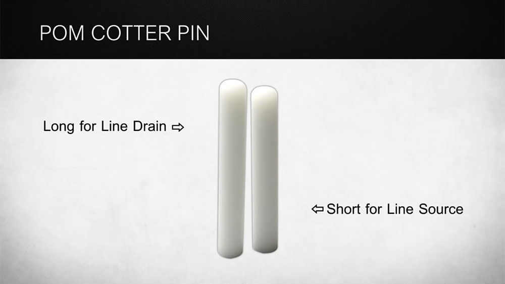 POM cotter pin for excellent insulation